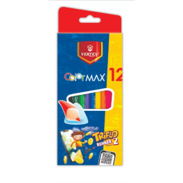 CRAYON COULEUR DE 12 VERTEX