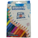 POCHETTE DE 18 CRAYONS DE COULEUR ROBUSTA
