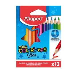 CRAYON COULEUR 12/9 COLOR'PEPS MAPED