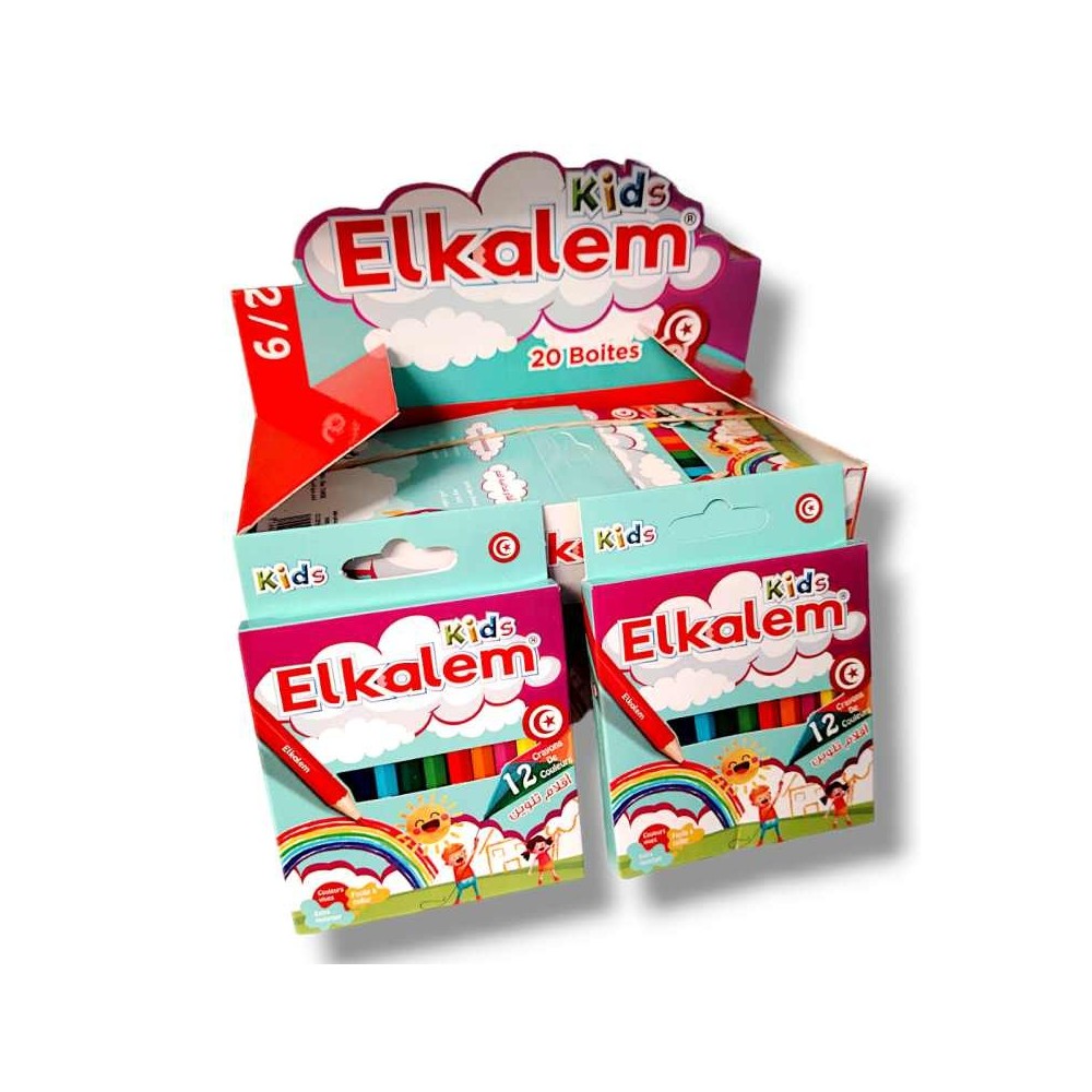 CRAYON COULEUR 12/9 EL KALAM