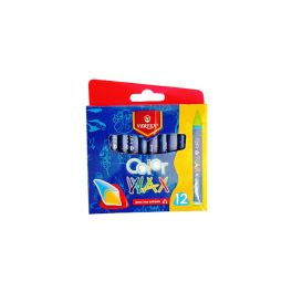 Crayon Couleur De 12 En Cire VERTEX