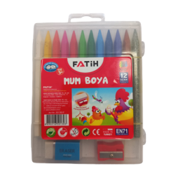 12 CrayonS polymère Fatih AVEC GOMME ET TAILLE CRAYON