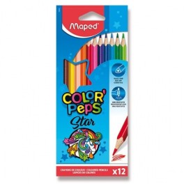 Set de 12 Crayons Color'Peps Maped