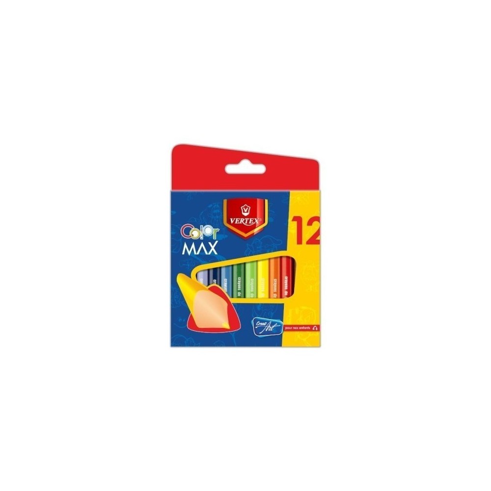 CRAYON COULEUR 12/9 COLOR MAX VERTEX (12)