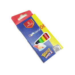 6 mini crayons de couleur VERTEX