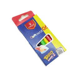 6 mini crayons de couleur VERTEX