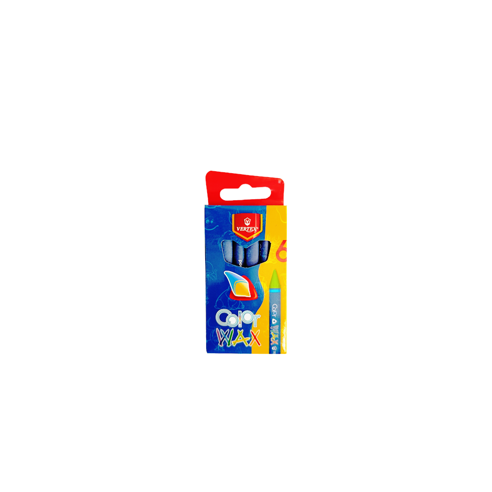 MINI CRAYONS PASTEL DE 6 WAX VERTEX