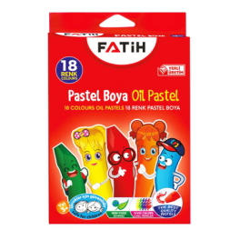Paquet de 18 Pastels à l'huile FATIH