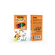 Crayons de couleur brillants Silka Kaly, 6 couleurs, demi-format