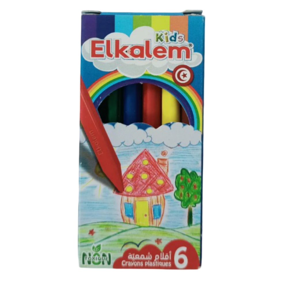 CRAYON PASTEL MINI DE 6 EL KALAM