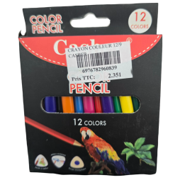 12 Crayons de Couleur  MINI CASBER