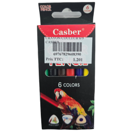 12 Crayons de Couleur  MINI CASBER
