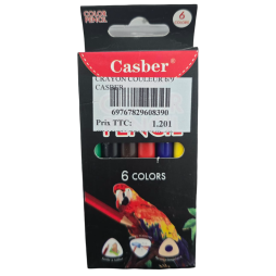 12 Crayons de Couleur  MINI CASBER