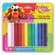 Set de 12 Pâtes à Modeler 200 gr, Kiddy Clay