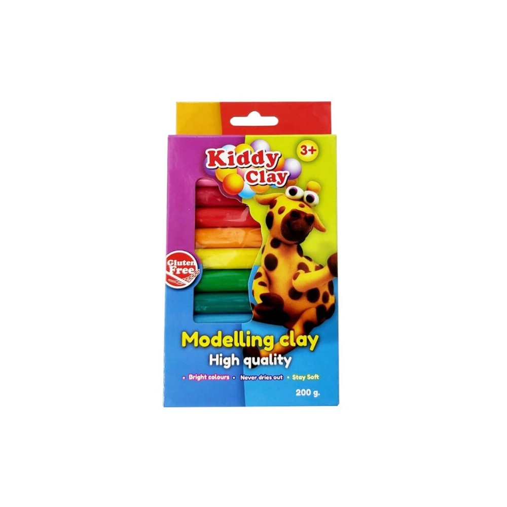 Pâte à modeler 12 couleurs 200 g Loisirs créatifs