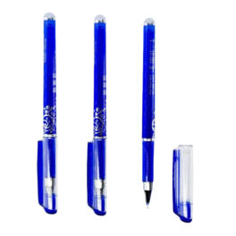 Stylo à bille effaçable à encre bleue