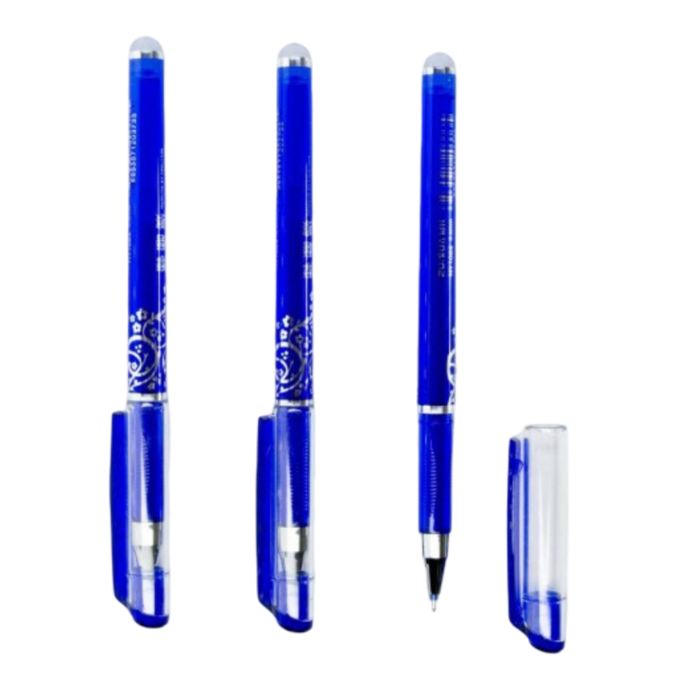 Stylo à bille effaçable à encre bleue
