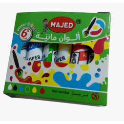 GOUACHE 6 COULEURS  - MAJED -