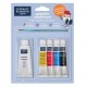 GOUACHE LEFRANC 5 TUBES +PINCEAU