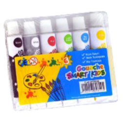 6 TUBES DE GOUACHE SMARTKIDS