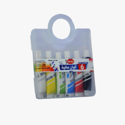 GOUACHE DE 6 COUL BOITE CRISTAL MAJED