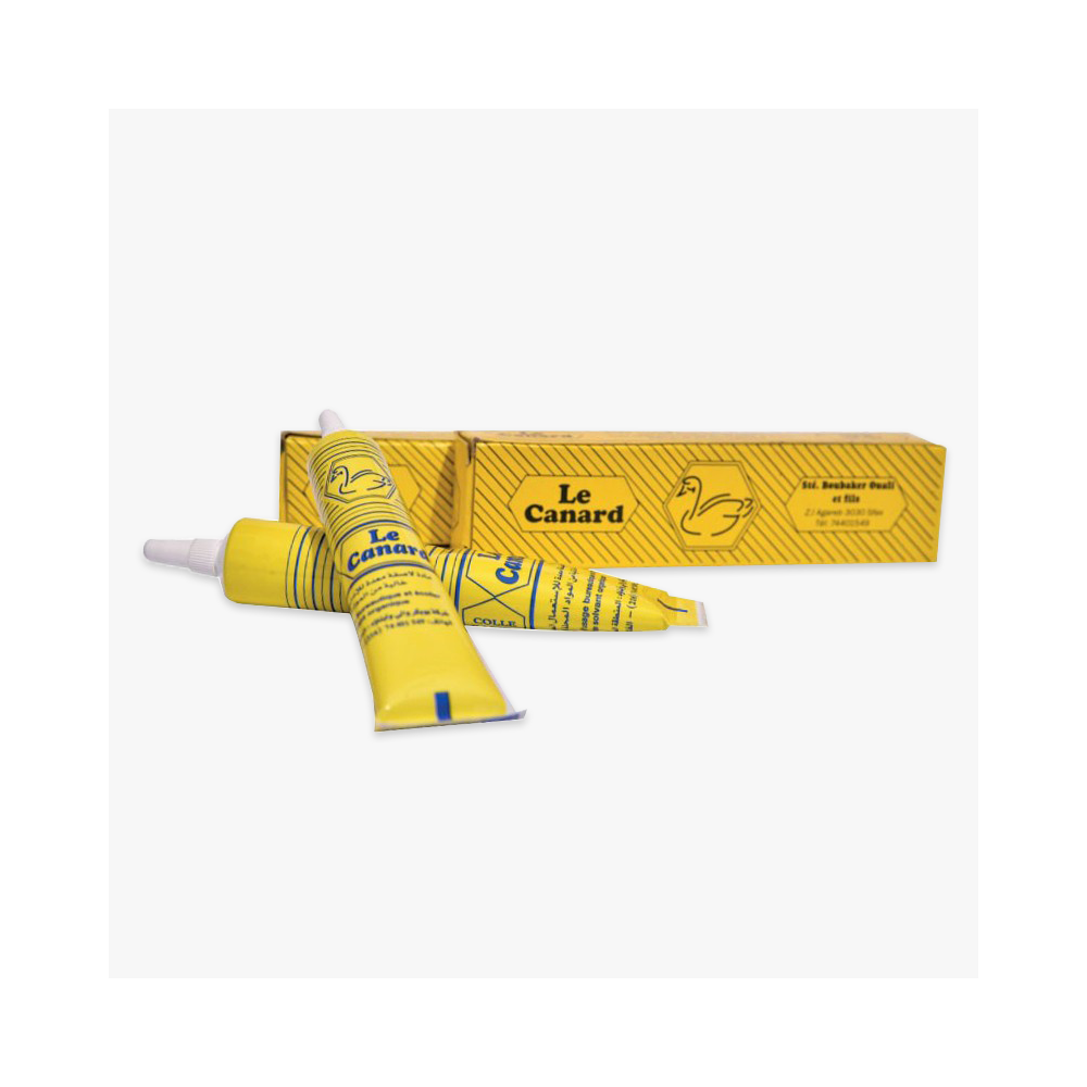 TUBE COLLE PM 20GR PLASTIQUE LE CANARD