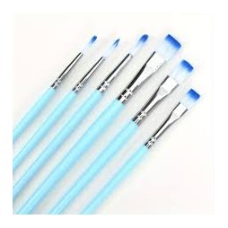 Ensemble de 6 pinceaux BEST  aquarelle avec manche en plastique