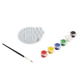 Palette artistique  avec 26 godets et trou