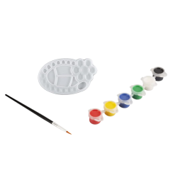 Palette artistique  avec 26 godets et trou