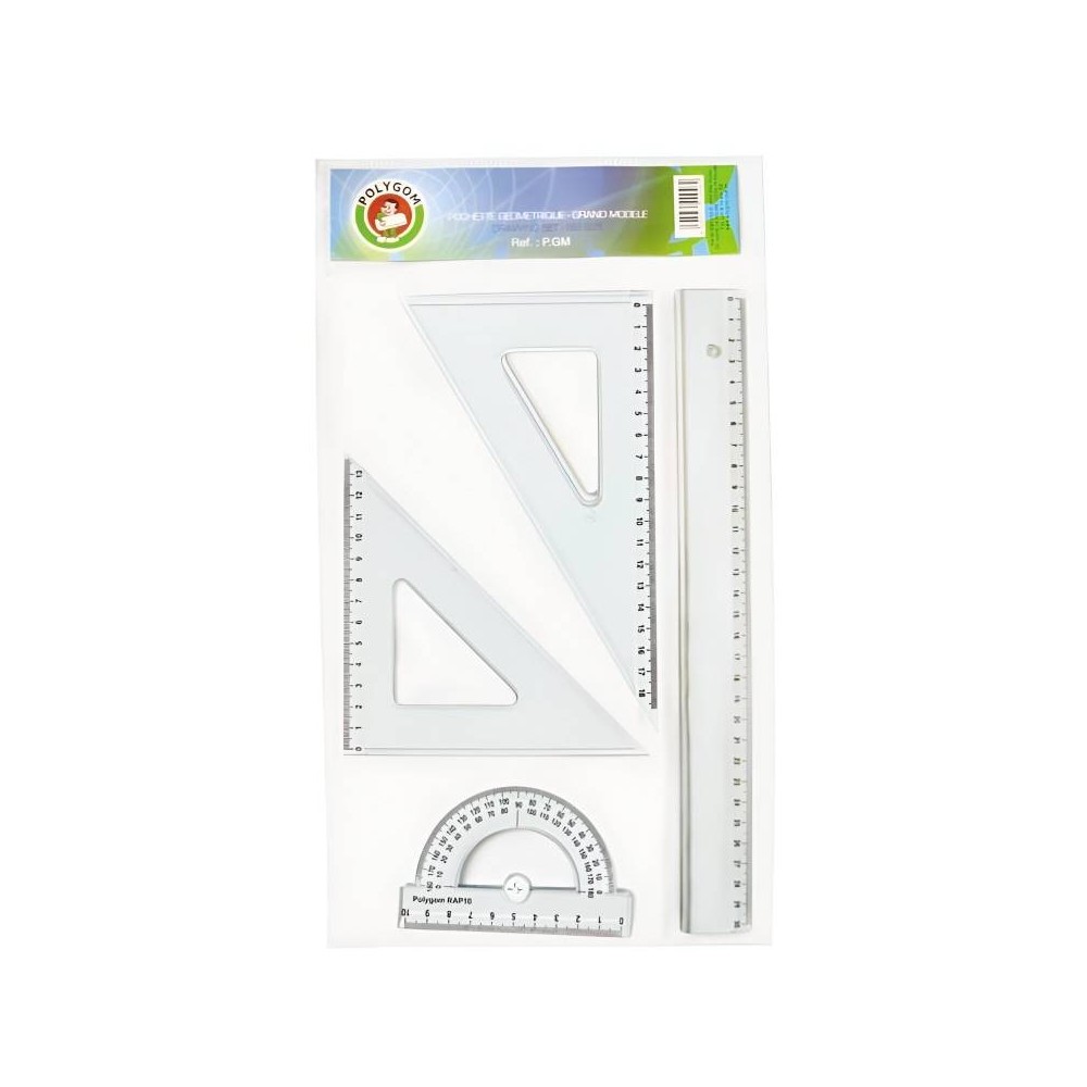 Pochette géométrique 20 cm Polygom