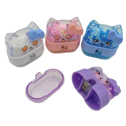 Taille-crayon pastel avec perles en mousse Cutie Kitty