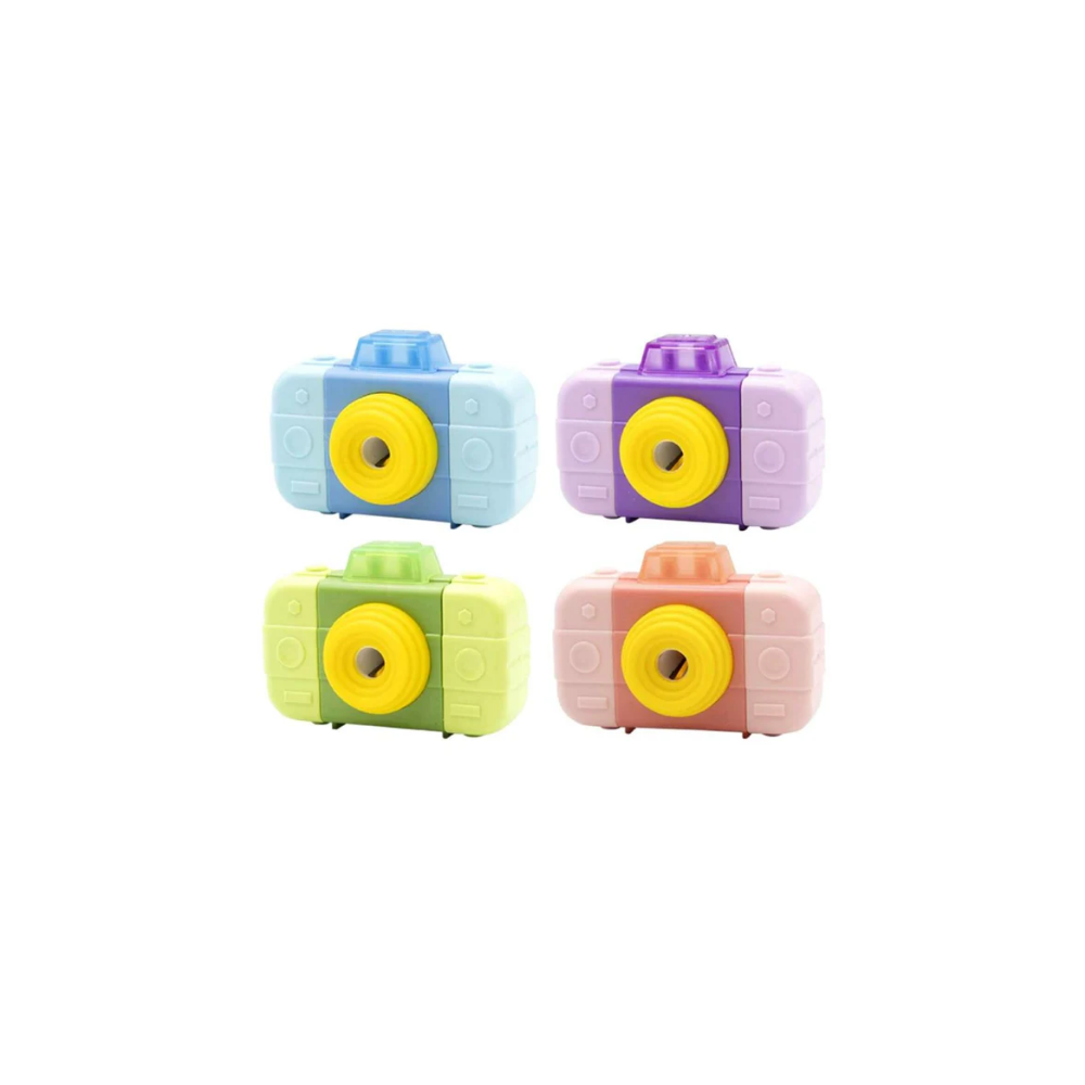 Gomme et taille-crayon Skoodle pour appareil photo