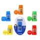 Taille-crayon Doms Eraser avec gomme, couleurs variées