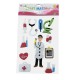 AUTOCOLLANT EN MOUSSE EVA POUR ARTISANAT, MÉDECIN