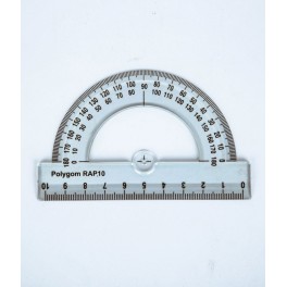Rapporteur 180°  base 10 cm