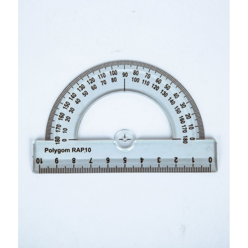 Rapporteur 180°  base 10 cm