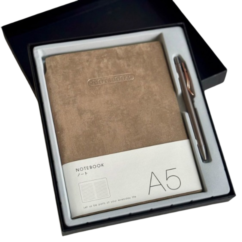 Agenda A5 non daté avec stylo