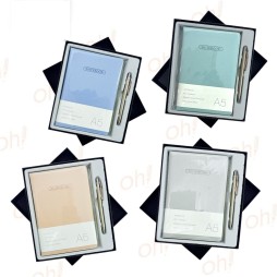 Agenda A5 non daté avec stylo