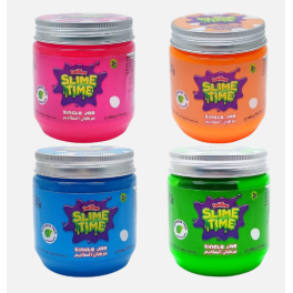 Pots de slime colorés