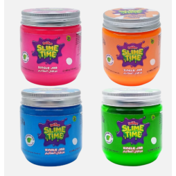 Pots de slime colorés
