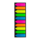 Notes autocollantes transparentes - 200 feuilles de notes