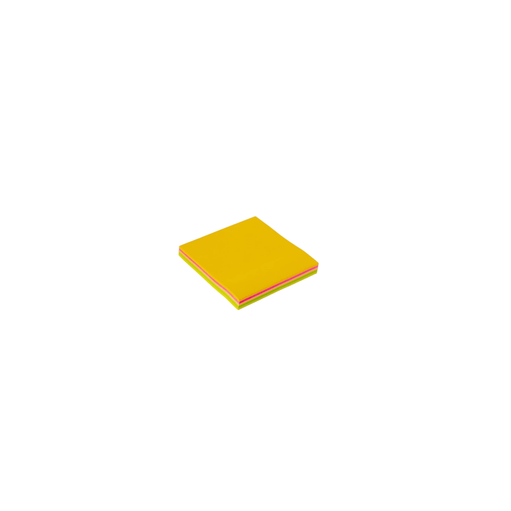 Blocs De Notes Adhésives Lignées Xing Li, Couleurs Assorties, 76 X 76 Mm - 100 Feuilles