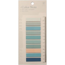 Blocs de notes adhésives, 10 couleurs différentes par paquet, environ 20 par couleur.