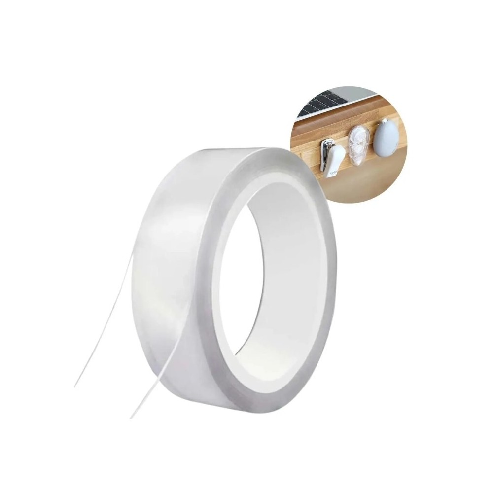 Ruban Adhésif Double Face Transparent 2 Cm X 5 M