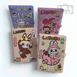 Carnet de notes A5 à couverture rigide  et pages colorées Labubu