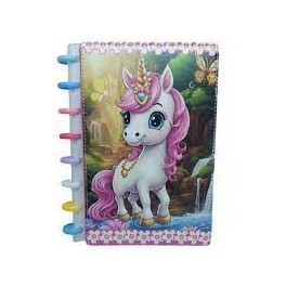 Carnet de notes B5 à motif fille