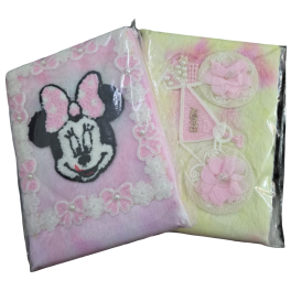 Carnet en peluche Disney Minnie et Daisy