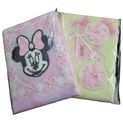 Carnet en peluche Disney Minnie et Daisy