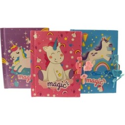 JOURNAL INTIME DE LICORNE AVEC CADENAS