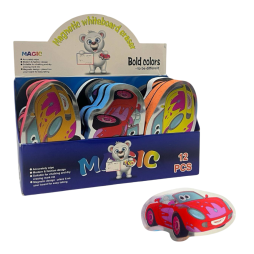 Éponge-gomme magnétique pour tableau sous forme voiture